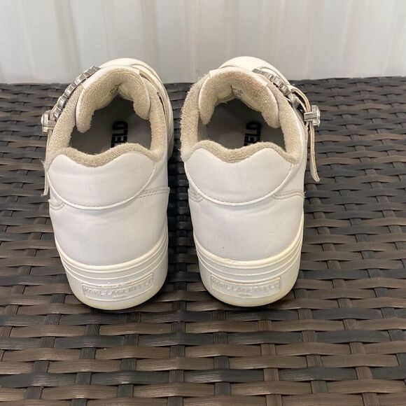 Karl Lagerfield, Paris, buckle retro platform sneakers - Picture 4 of 9